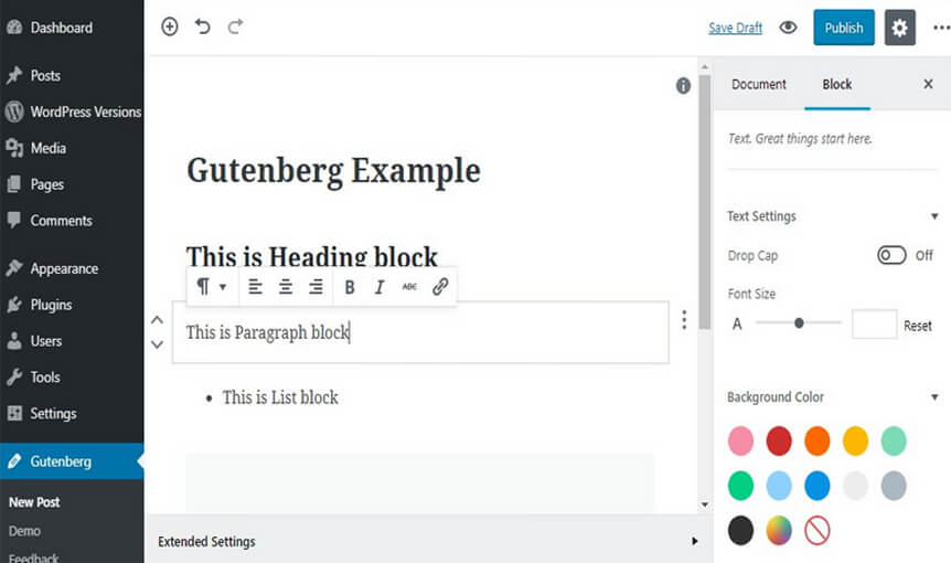 gutenberg-view