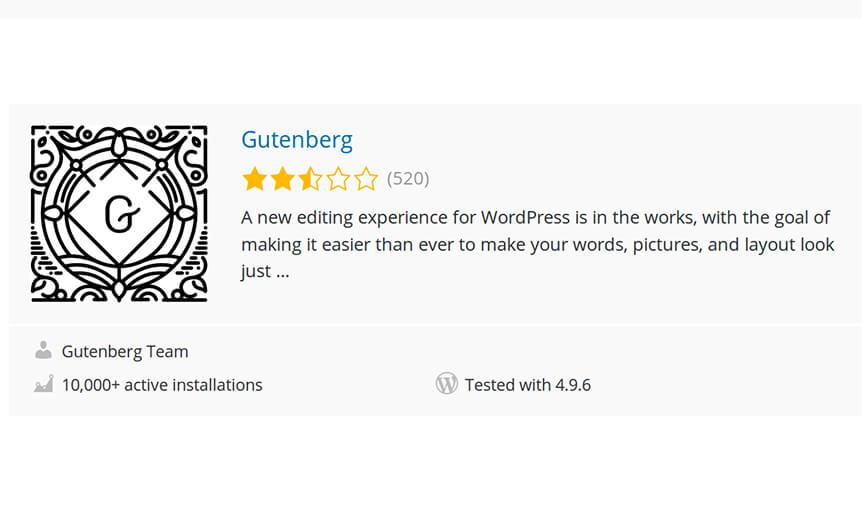 gutenberg plugin