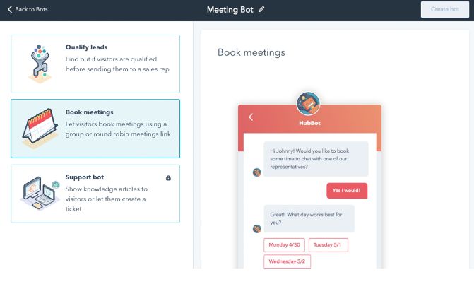 hubSpot-live-chat-properties
