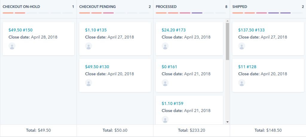 Proper Order Tracking