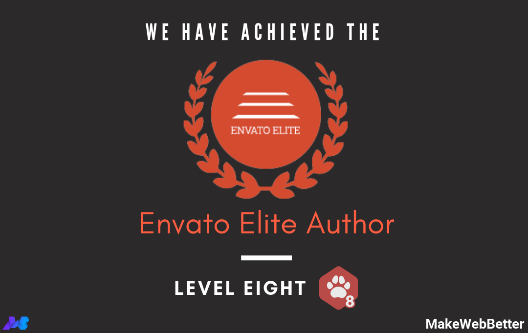 MakeWebBetter journey to envato elite