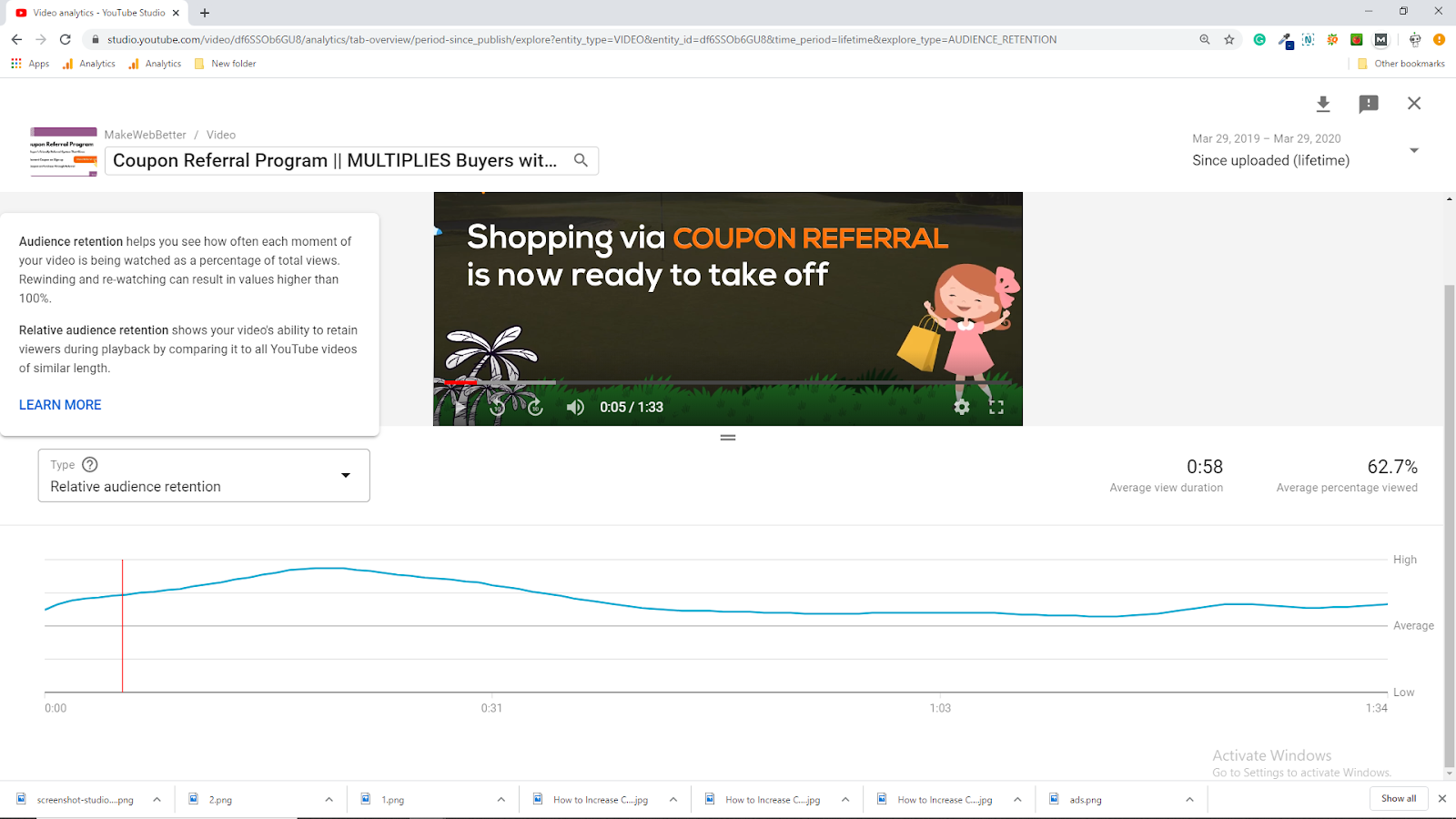 youtube audience retention