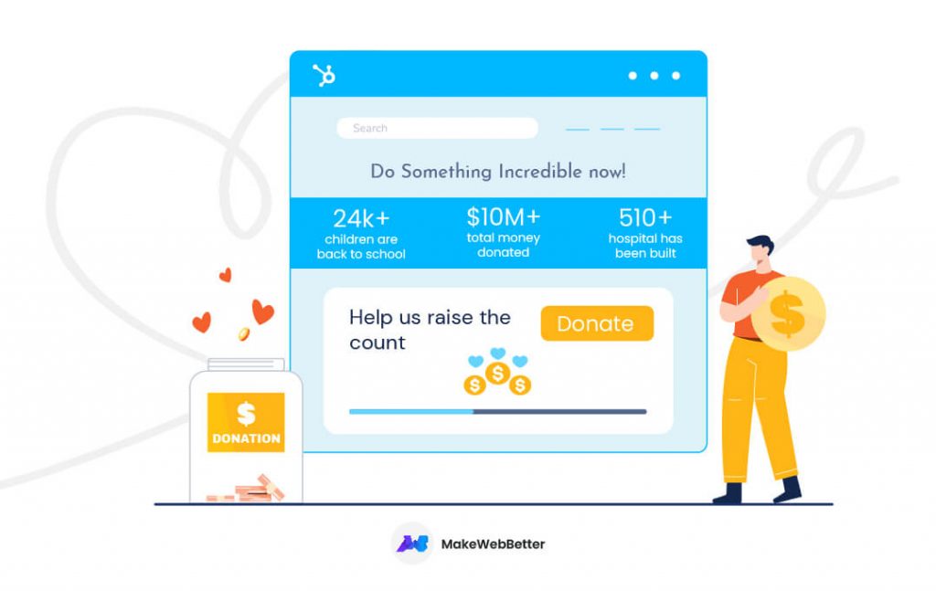 Donate Now Module by MakeWebBetter