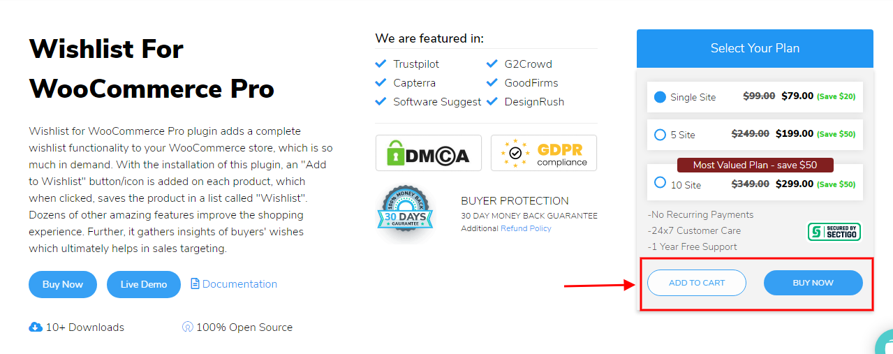 pro wishlist for woocommerce