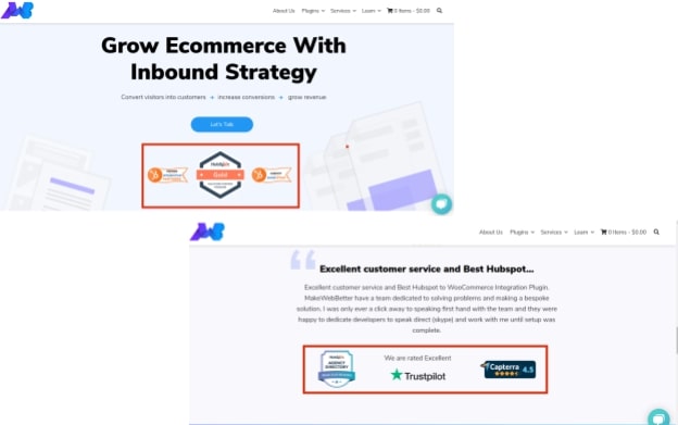 social proof example