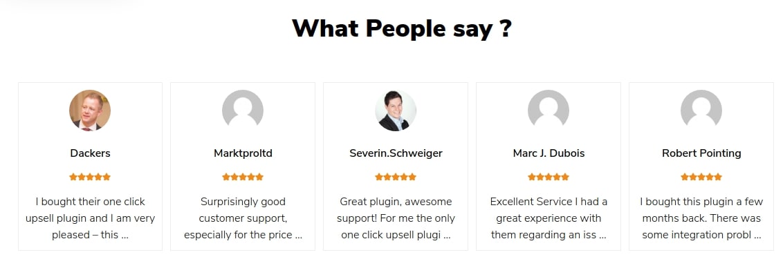 customer testimonial