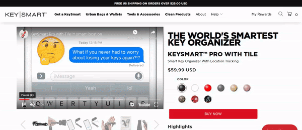 Using gif for eCommerce product page visuals