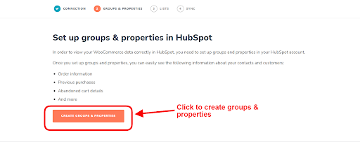 create groups and properties