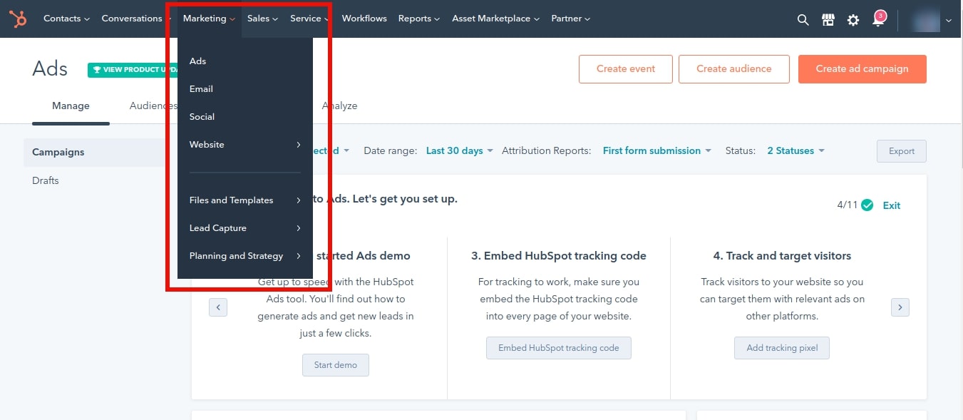 hubspot marketing hub