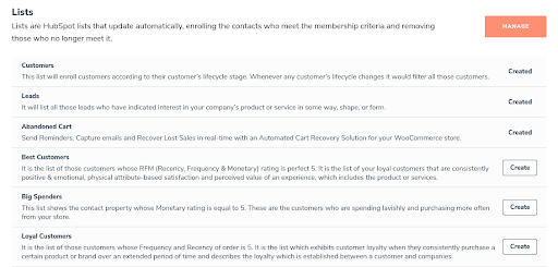 smart lists hubspot