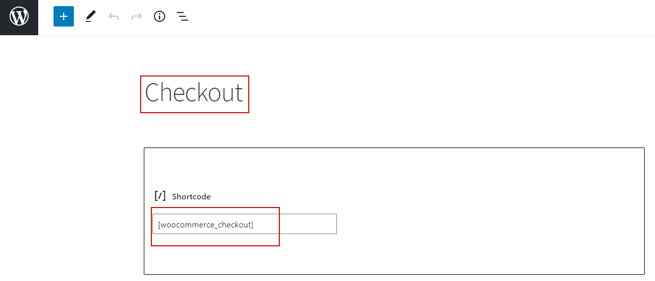 WooCommerce checkout