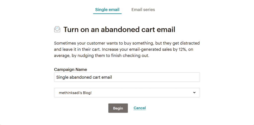 customer journey email