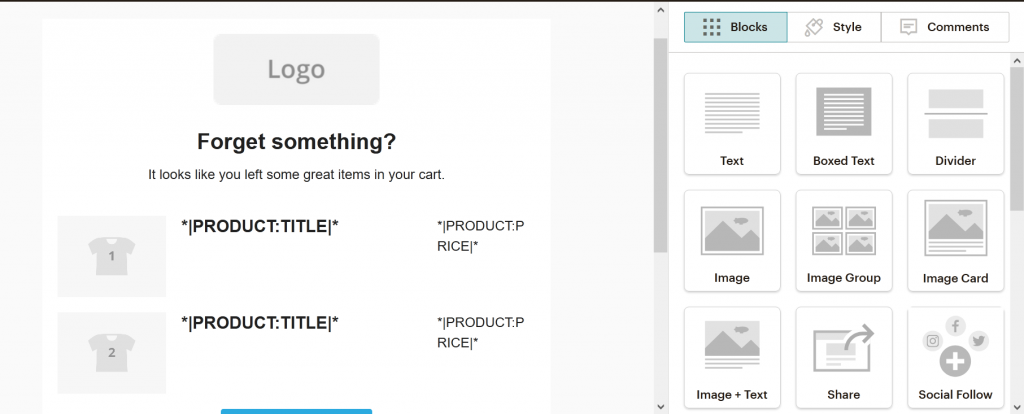 email marketing template