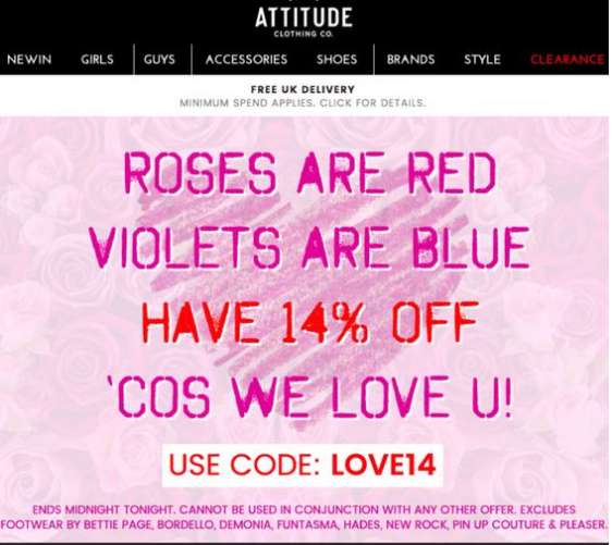 valentines day slogan