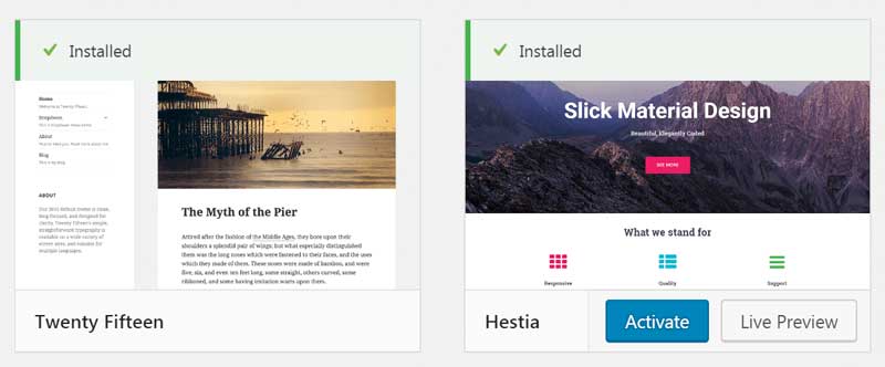 activate-wordpress-theme