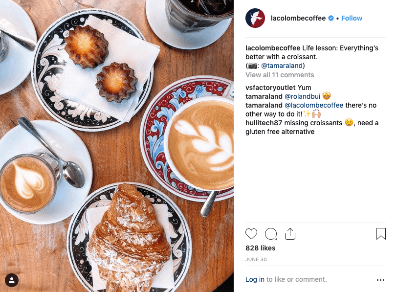 user-generated content displaying on Instagram Post