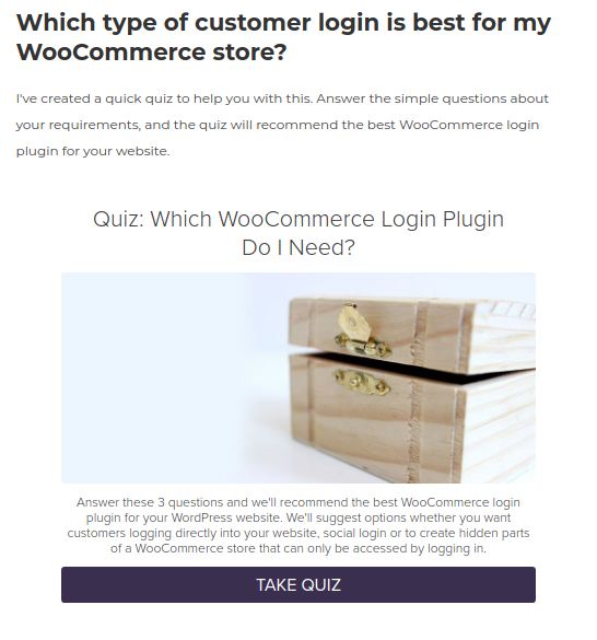 Community Quiz for user-generated content