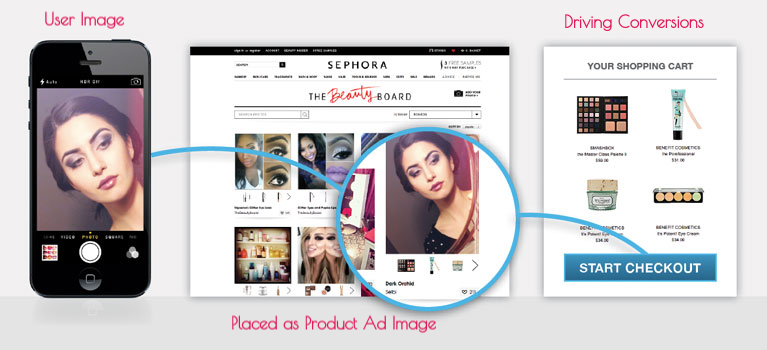Sephora's user-generated content Ad