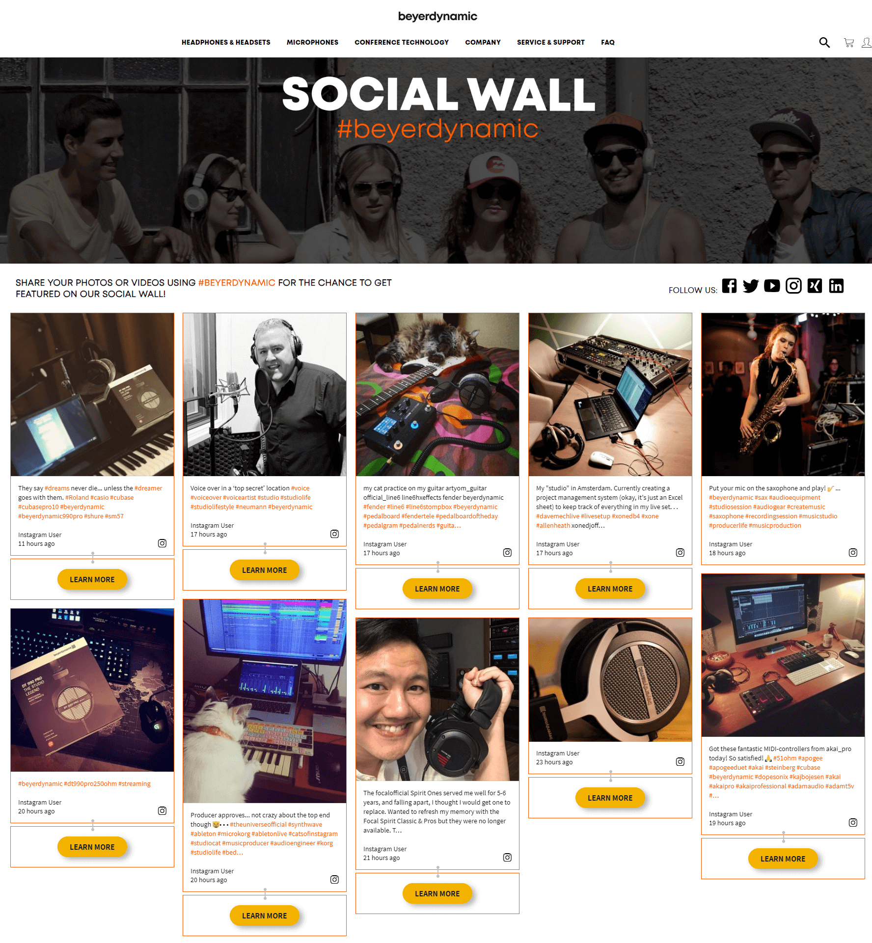 Social Wall Beyerdynamic