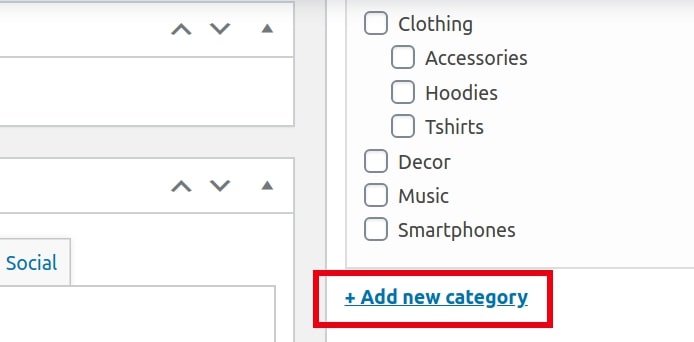 add new category