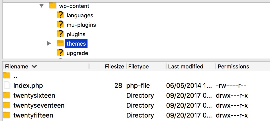 wp-filezilla-directory-themes