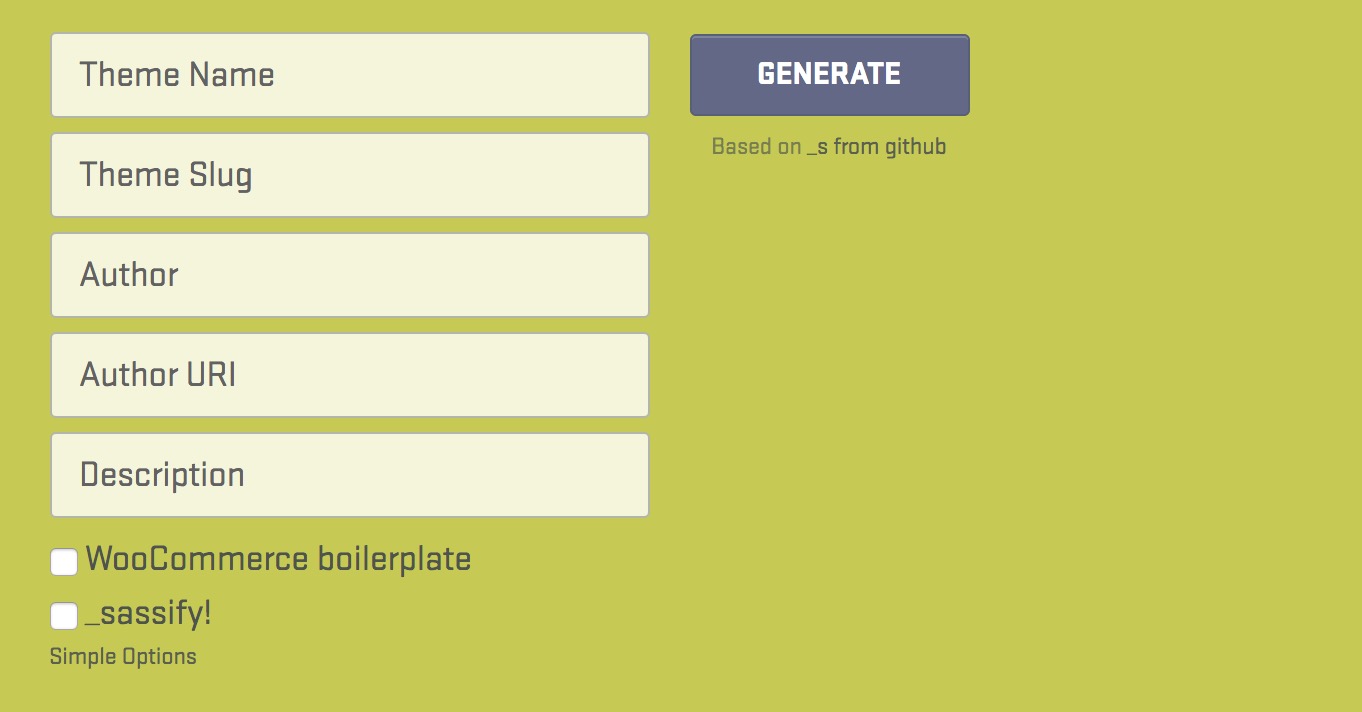 wp-underscores-setting