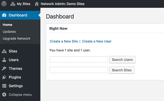 Right Now Dashboard