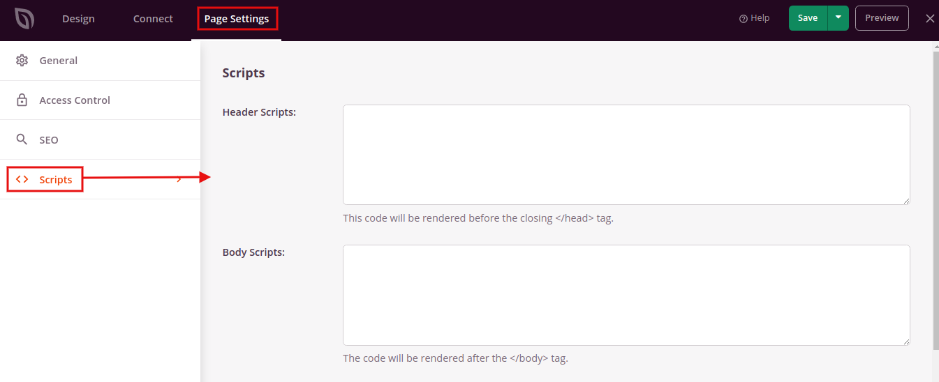 SeedProd-page-setting-scripts