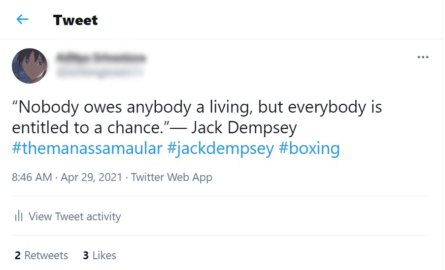 gamification example tweet