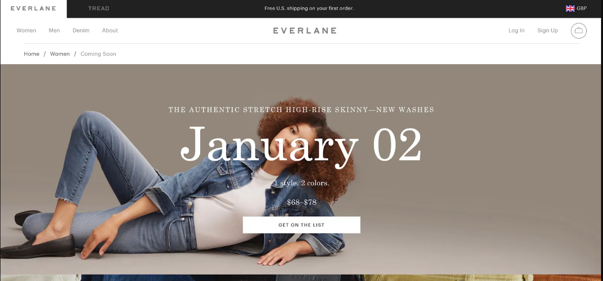 screenshot-everlanne-coming-soon-campaign-example