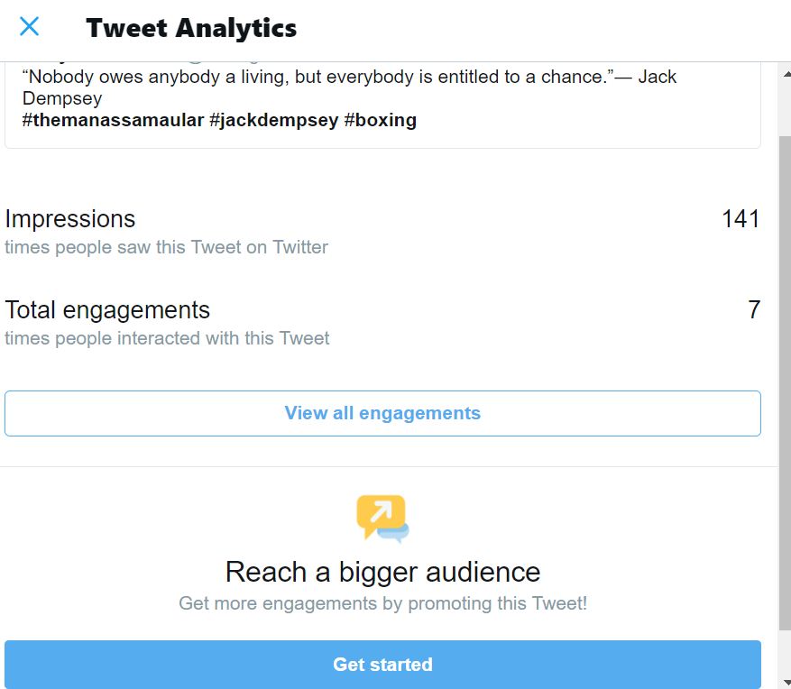 tweet analytics twitter