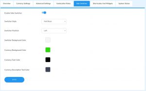 woocommerce multi currency side switcher