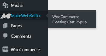 makewebbetter menu in wp