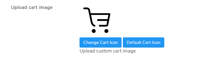 change cart icon