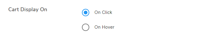 floating cart display