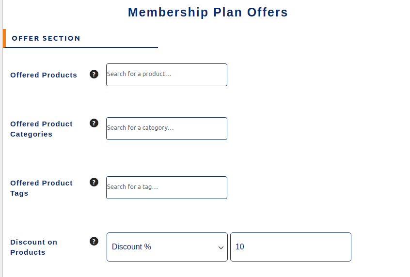 membership product