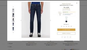 quick view modal window