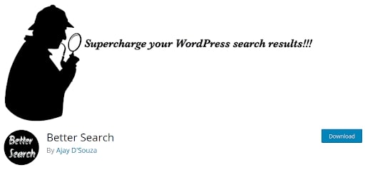 better WordPress Search System plugin