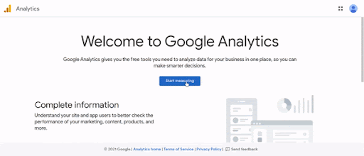 google analytics configure