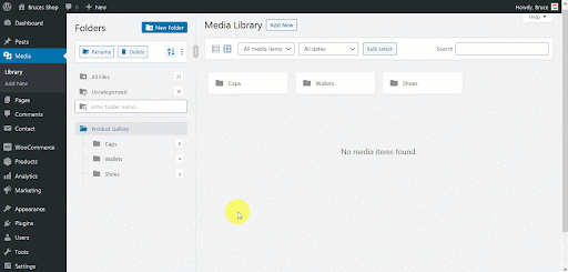 WordPress Media Library media library