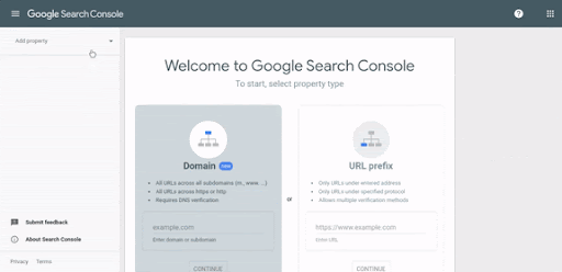 google search console