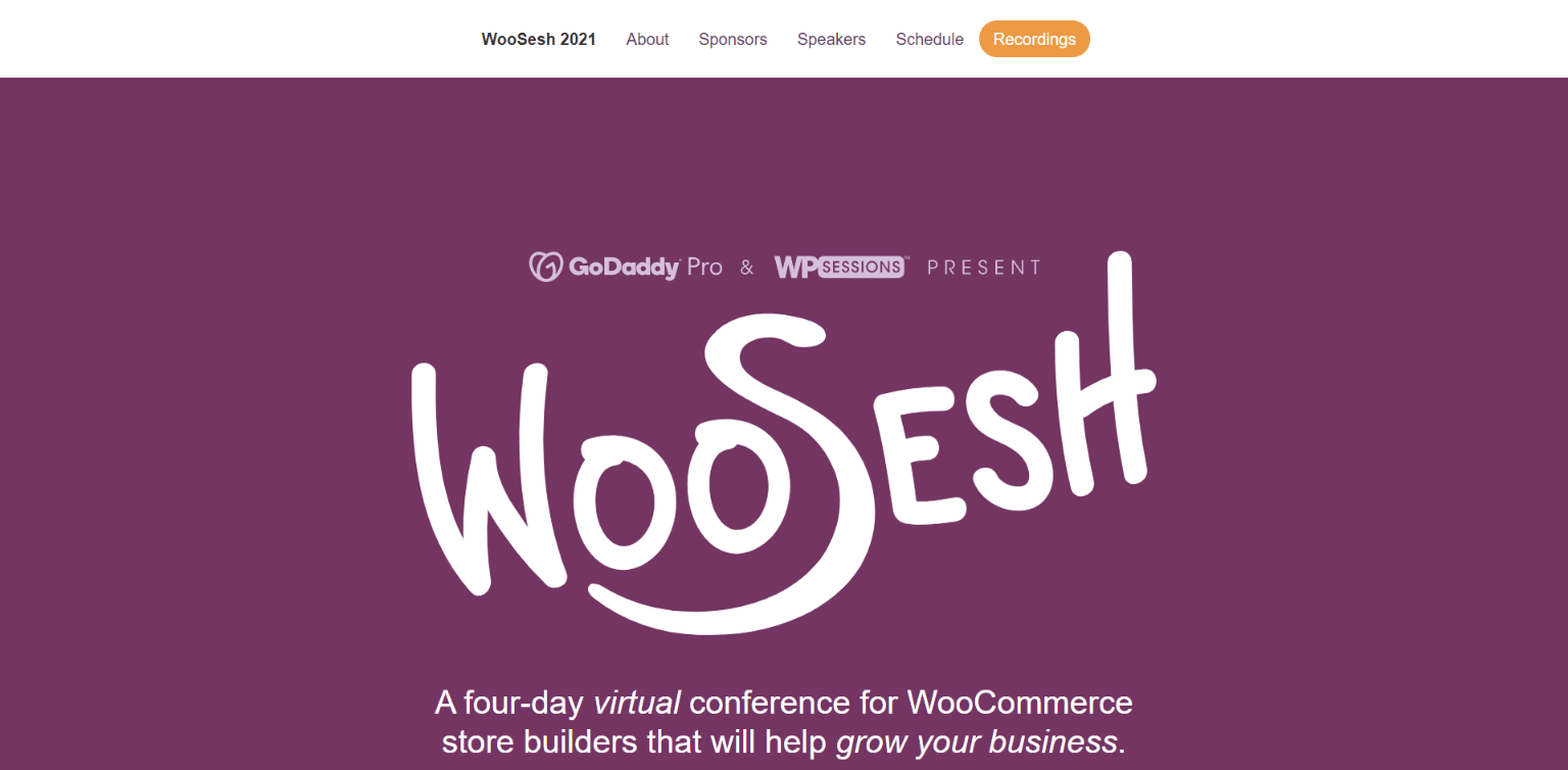 woosesh WordPress and WooCommerce Community event