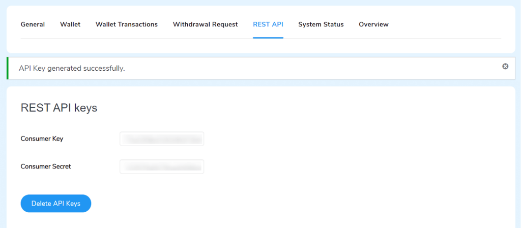 wallet rest api