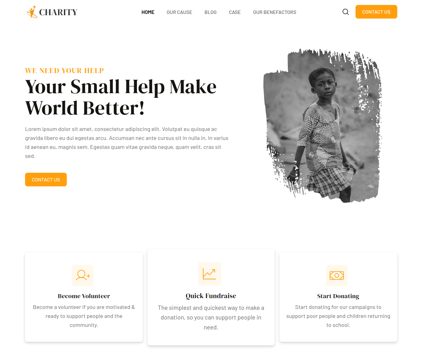 Charity HubSpot theme