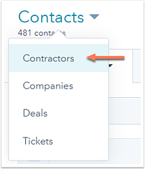 HubSpot CRM Contacts