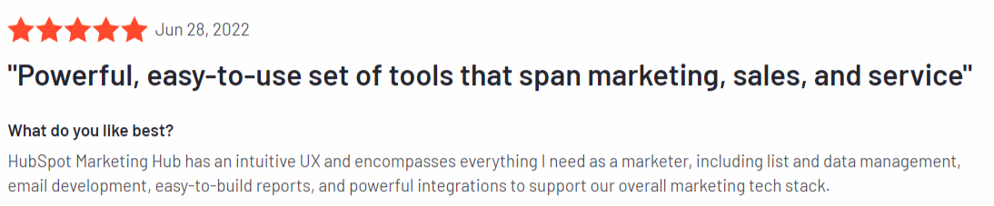 compare zoho and hubspot