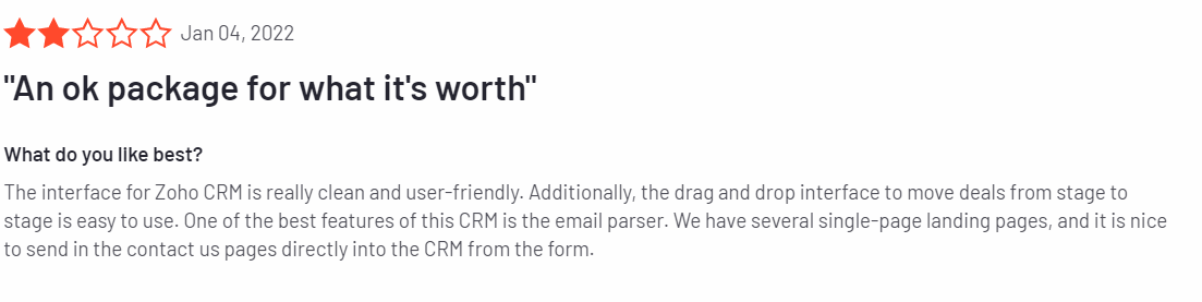 zoho crm alternatives