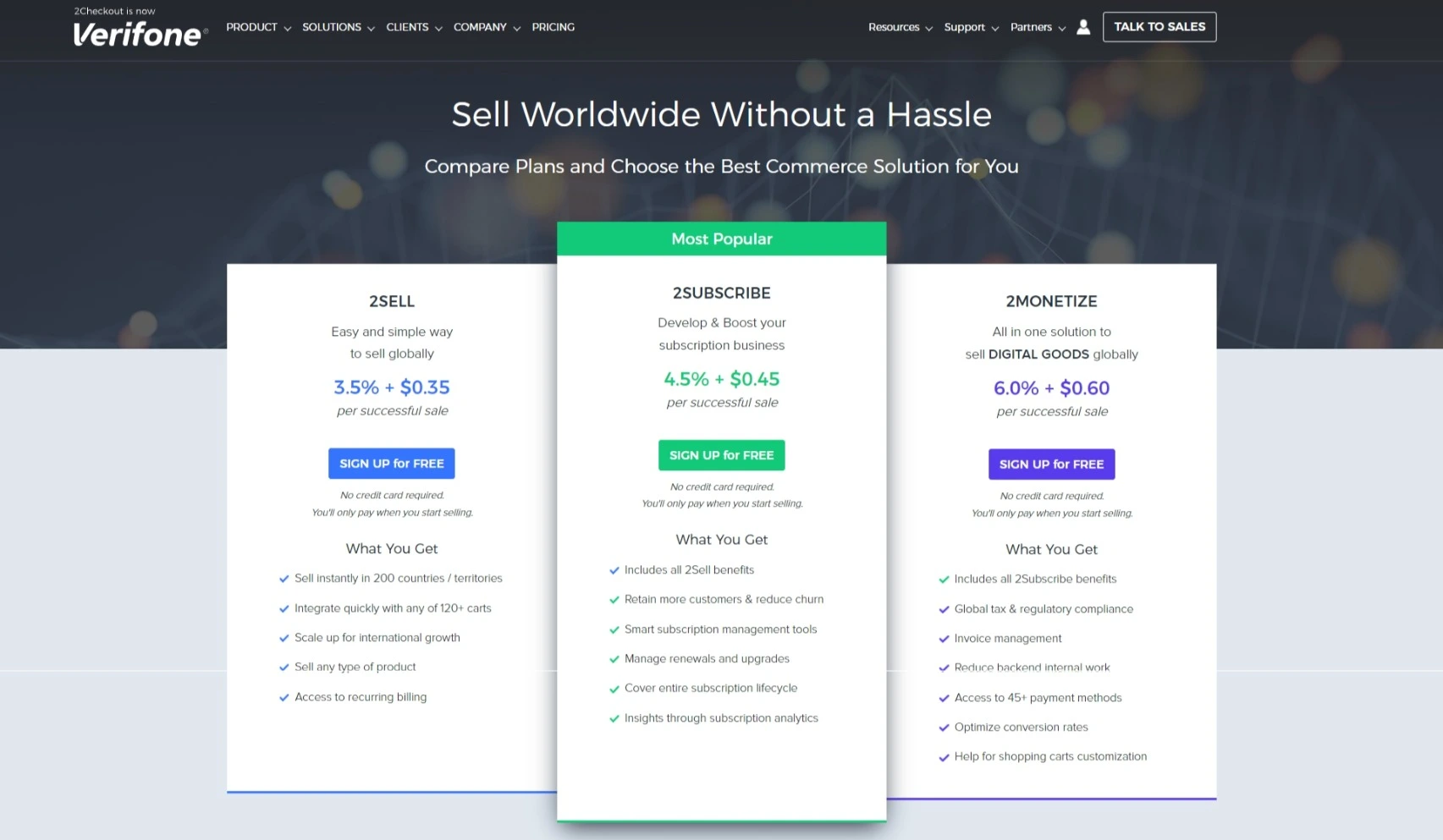 verifone pricing tier