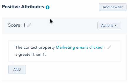 edit attribute score