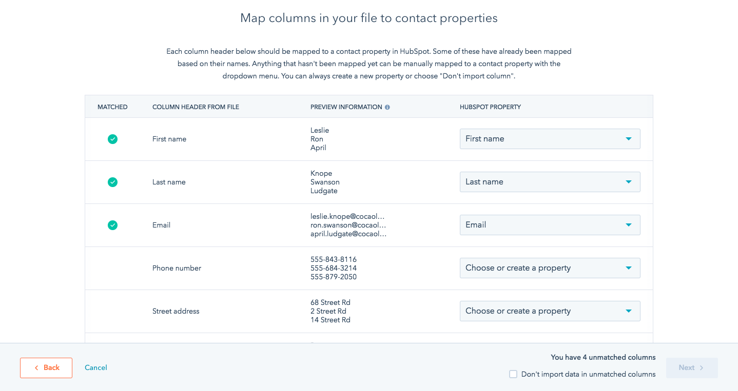 import-data-map-properties